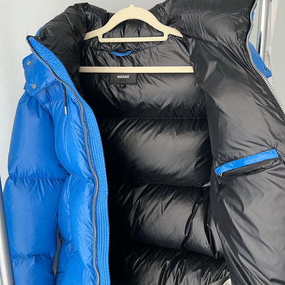 Mackage - Kent-Z Lustrous Light Down Jacket with Hood. - Picture 7 of 14